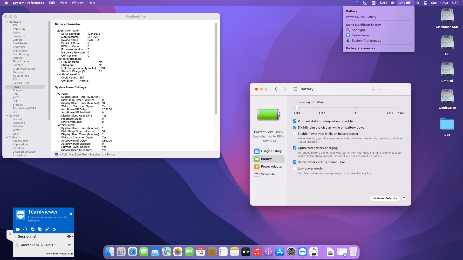 Lenovo IdeaPad 330S 14IKB 3rd [KabyLake R   Intel UHD 620 + I2C]   OpenCore 7